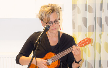 Petra Berghaus im Hospiz Solingen